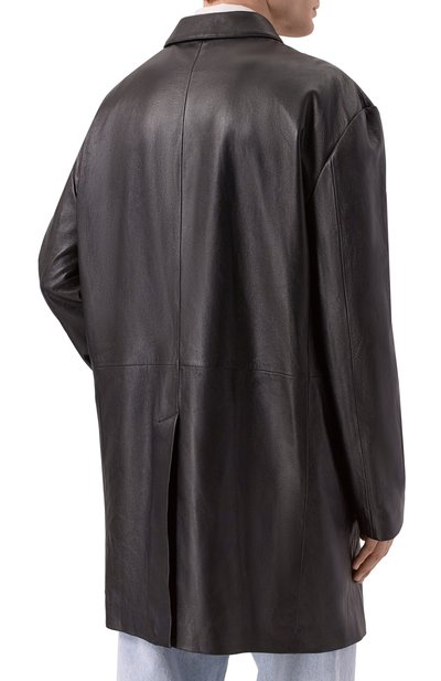 Кожаное пальто BALENCIAGA, арт. 849986/TNS13, фото 4