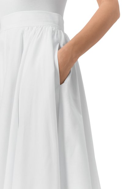 Хлопковая юбка THE ANDAMANE белого цвета по цене 54100 руб., арт. TM170367B/TNC164, фото 5 Хлопковая юбка THE ANDAMANE, арт. TM170367B/TNC164, фото 5