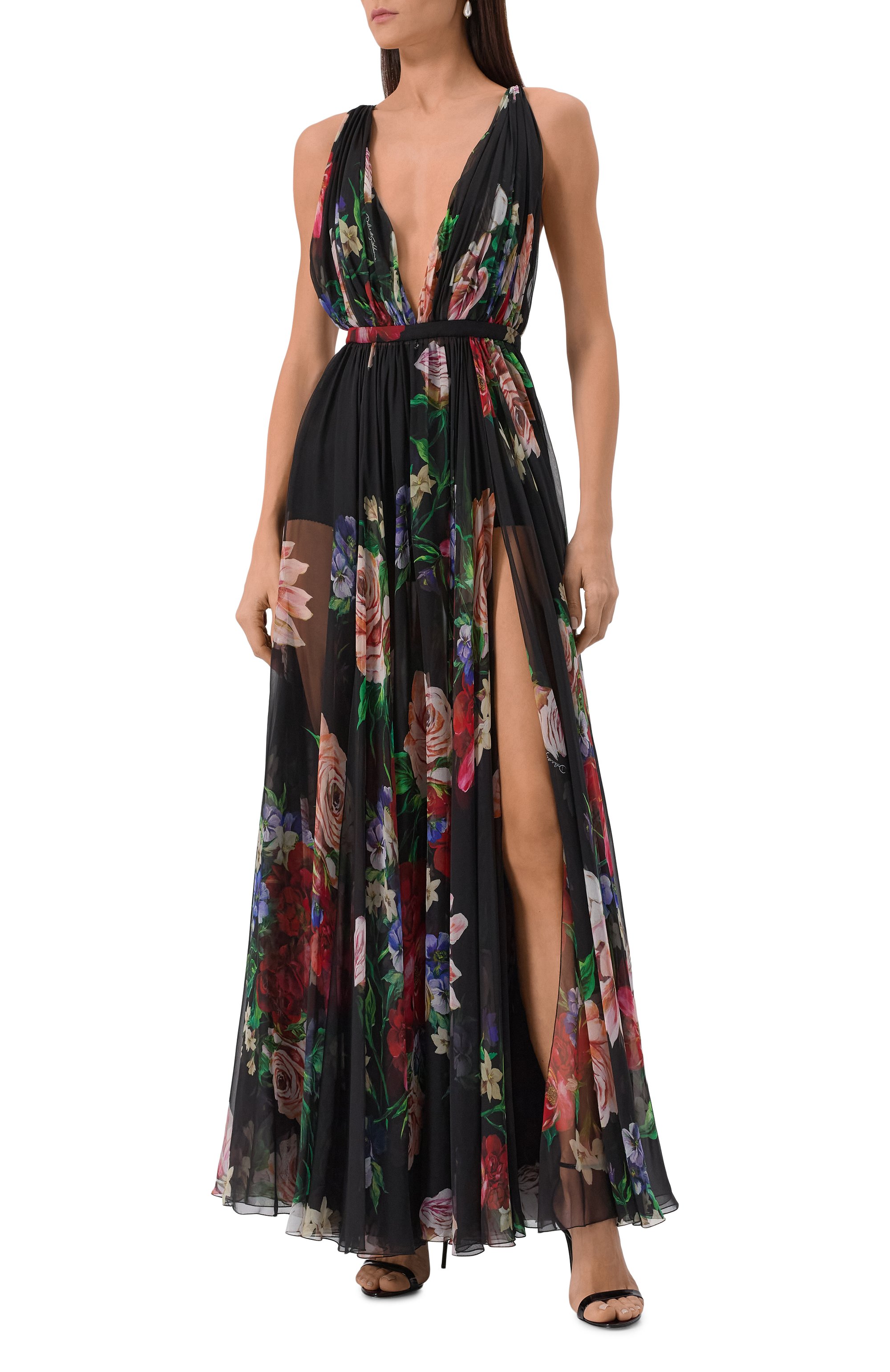 Шелковое платье DOLCE & GABBANA, арт. F6ZA1T/IS1Y7, фото 3