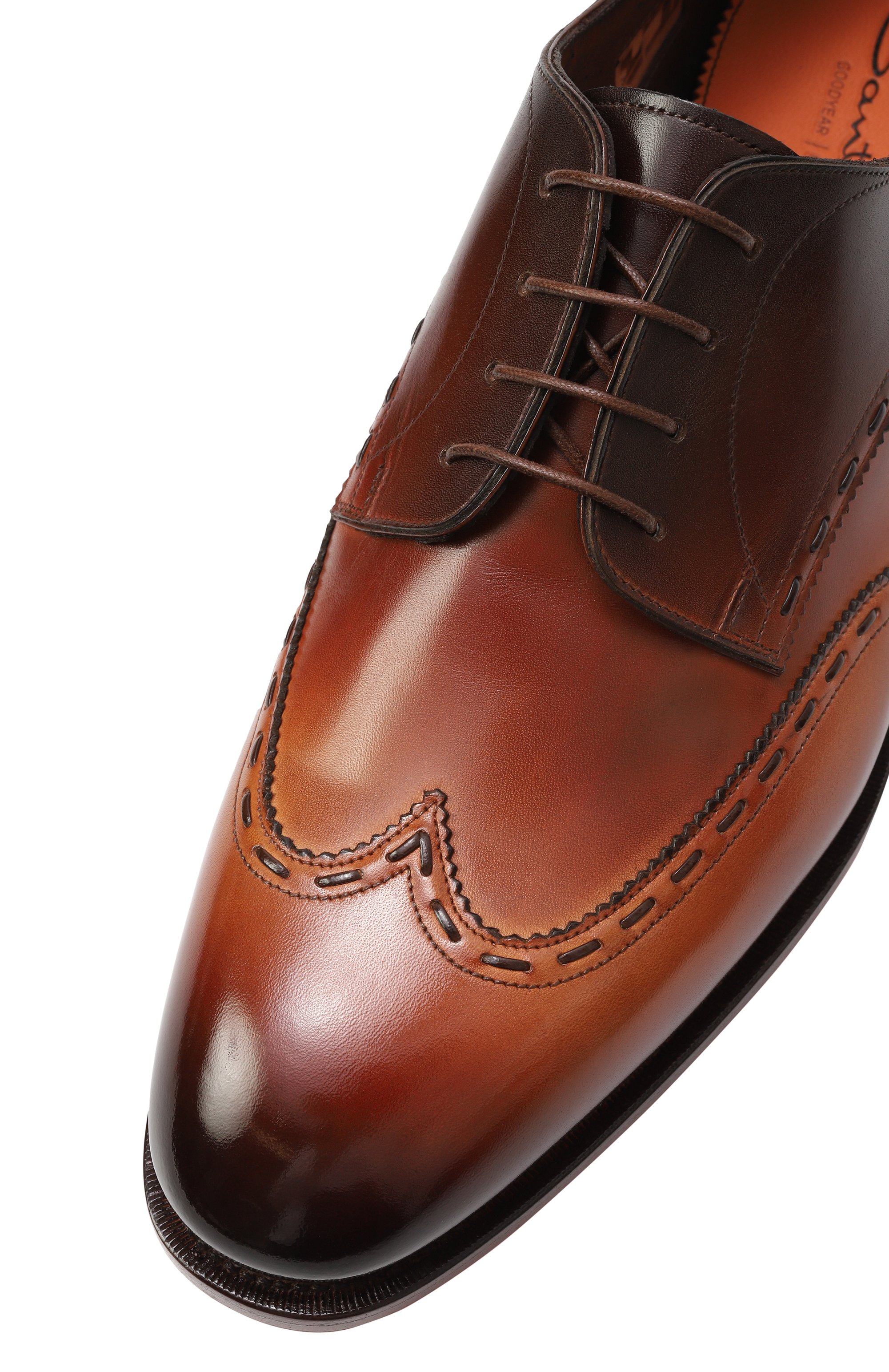 Кожаные дерби adrian SANTONI, арт. MCAG19038MC3HWVE, фото 7