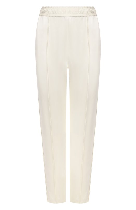 Брюки из вискозы и шелка Jil Sander J03KA0309/J65327 Кремовый J03KA0309/J65327