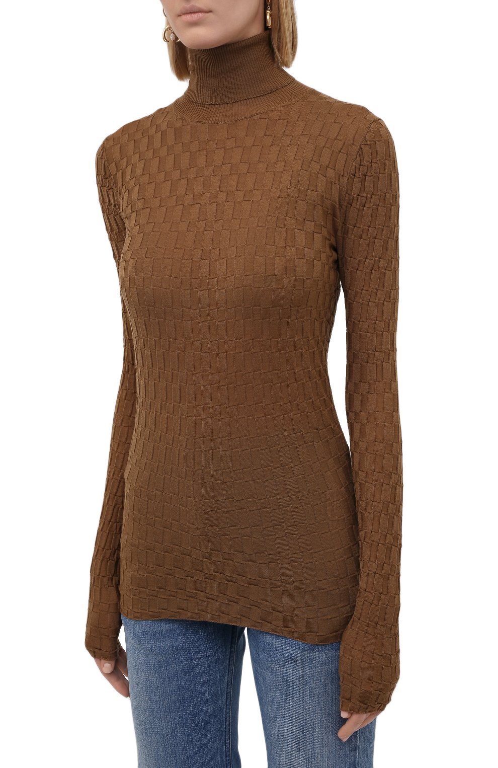 Шерстяная водолазка VERSACE, арт. 1001093/1A00880, фото 3