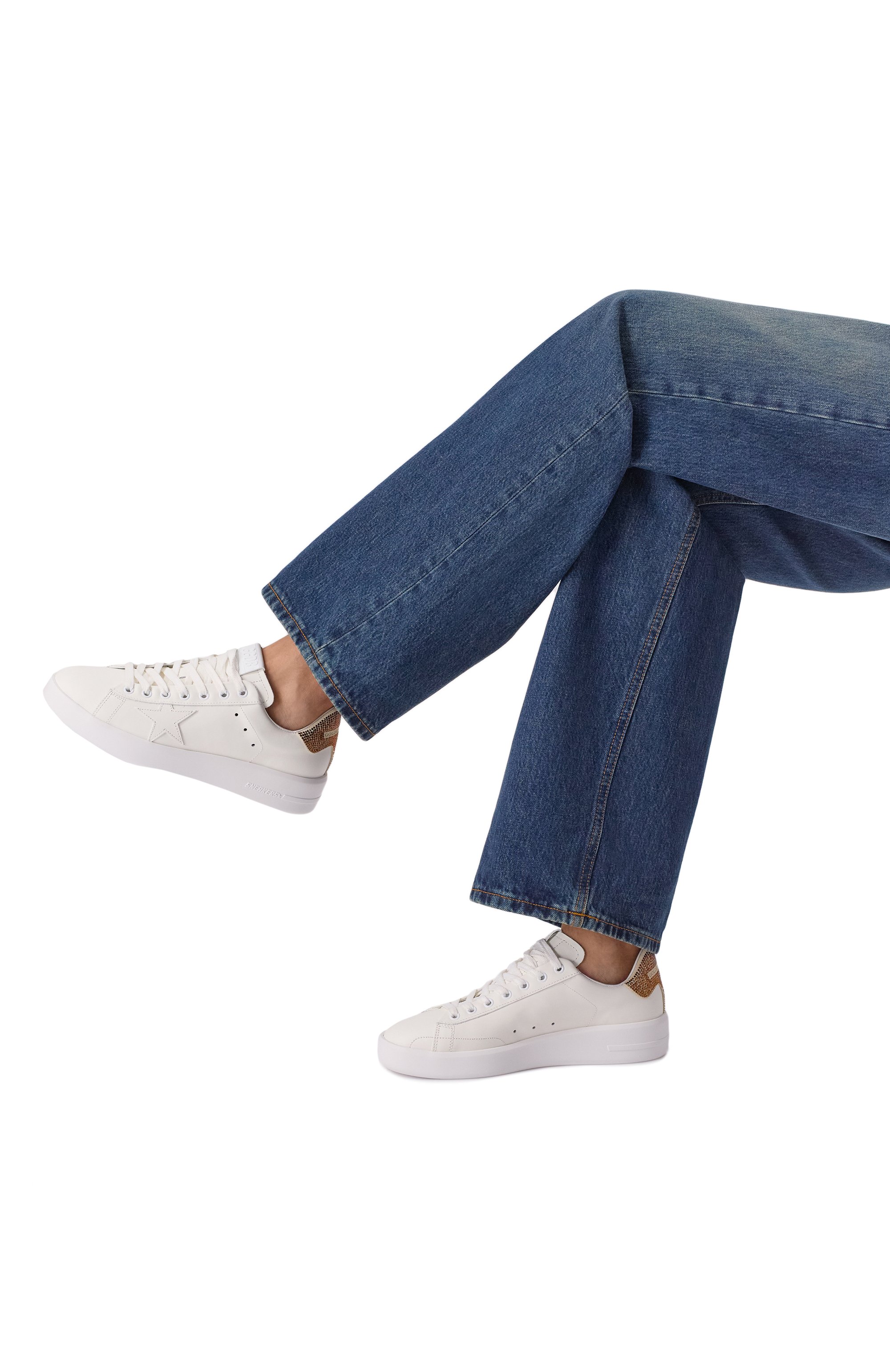 Кожаные кеды purestar GOLDEN GOOSE DELUXE BRAND, арт. GWF00197.F007335, фото 2