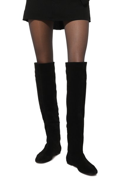 Замшевые ботфорты sandra GIUSEPPE ZANOTTI DESIGN черного цвета по цене 134500 руб., арт. I480008, фото 3 Замшевые ботфорты sandra GIUSEPPE ZANOTTI DESIGN, арт. I480008, фото 3