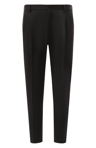 Мужские брюки из шерсти �и шелка DOLCE & GABBANA, арт. GP0F2T/FU21E