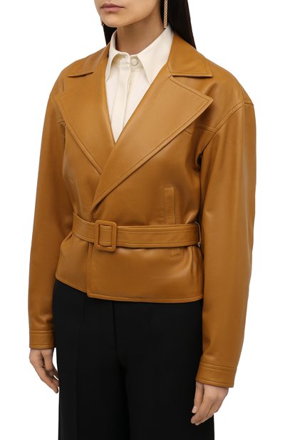 Кожаный жакет SAINT LAURENT, арт. 658269/YCDJ2, фото 3