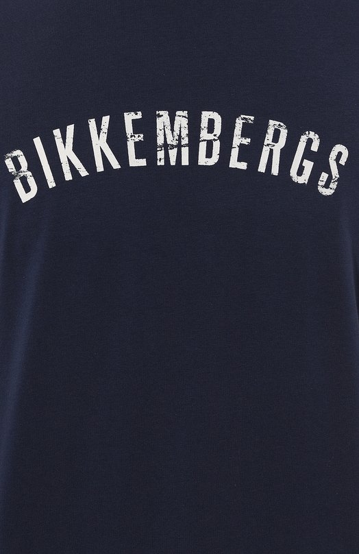 Хлопковая футболка Dirk Bikkembergs BM/T0159 Синий  BM/T0159 Фото 5