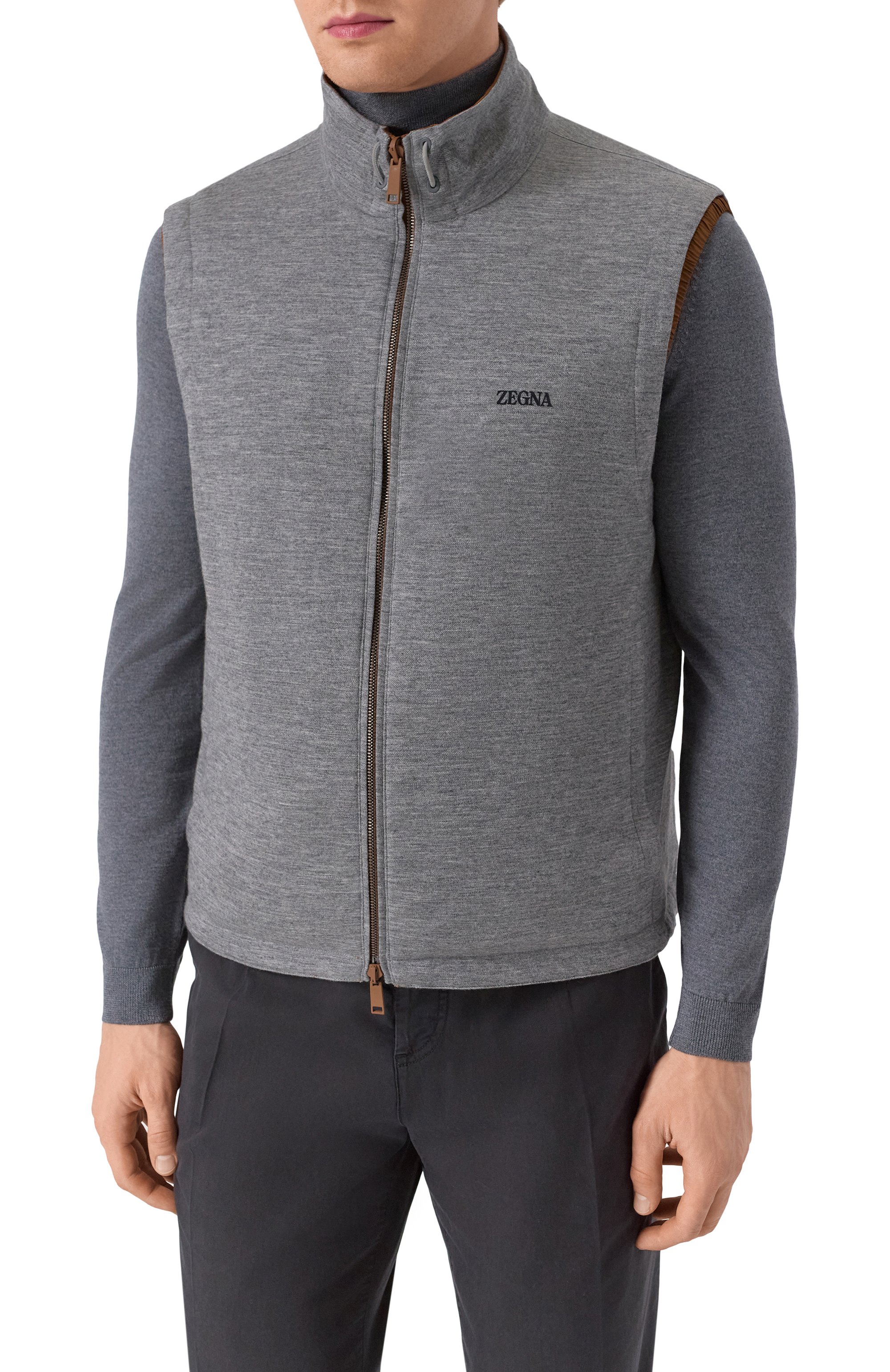 Двусторонний жилет ZEGNA, арт. 7110B/E7T33, фото 8