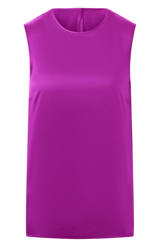 Атласный топ Dolce & Gabbana F7ZZCT/FU1AU Фиолетовый  F7ZZCT/FU1AU