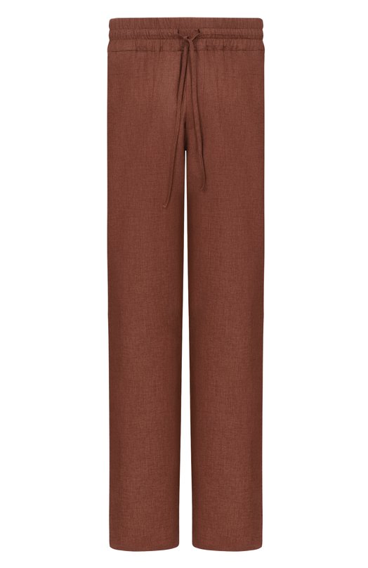 Брюки изо льна и вискозы HINNOMINATE HMABM01552 Коричневый HMABM01552