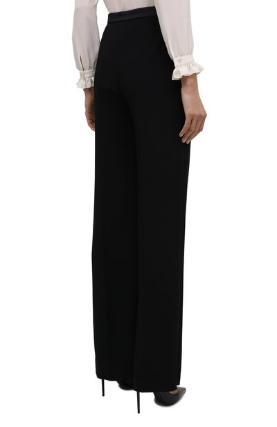 Брюки из вискозы GIORGIO ARMANI черного цвета по цене 126000 руб., арт. 2SHPP0MW/T03C9, фото 4 Брюки из вискозы GIORGIO ARMANI, арт. 2SHPP0MW/T03C9, фото 4