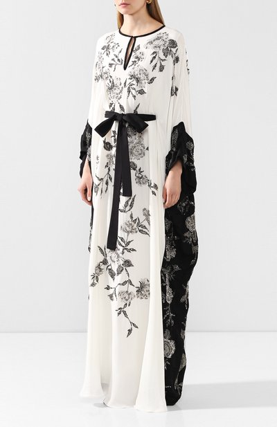 Шелковое платье-туника MARCHESA, арт. M28704, фото 3