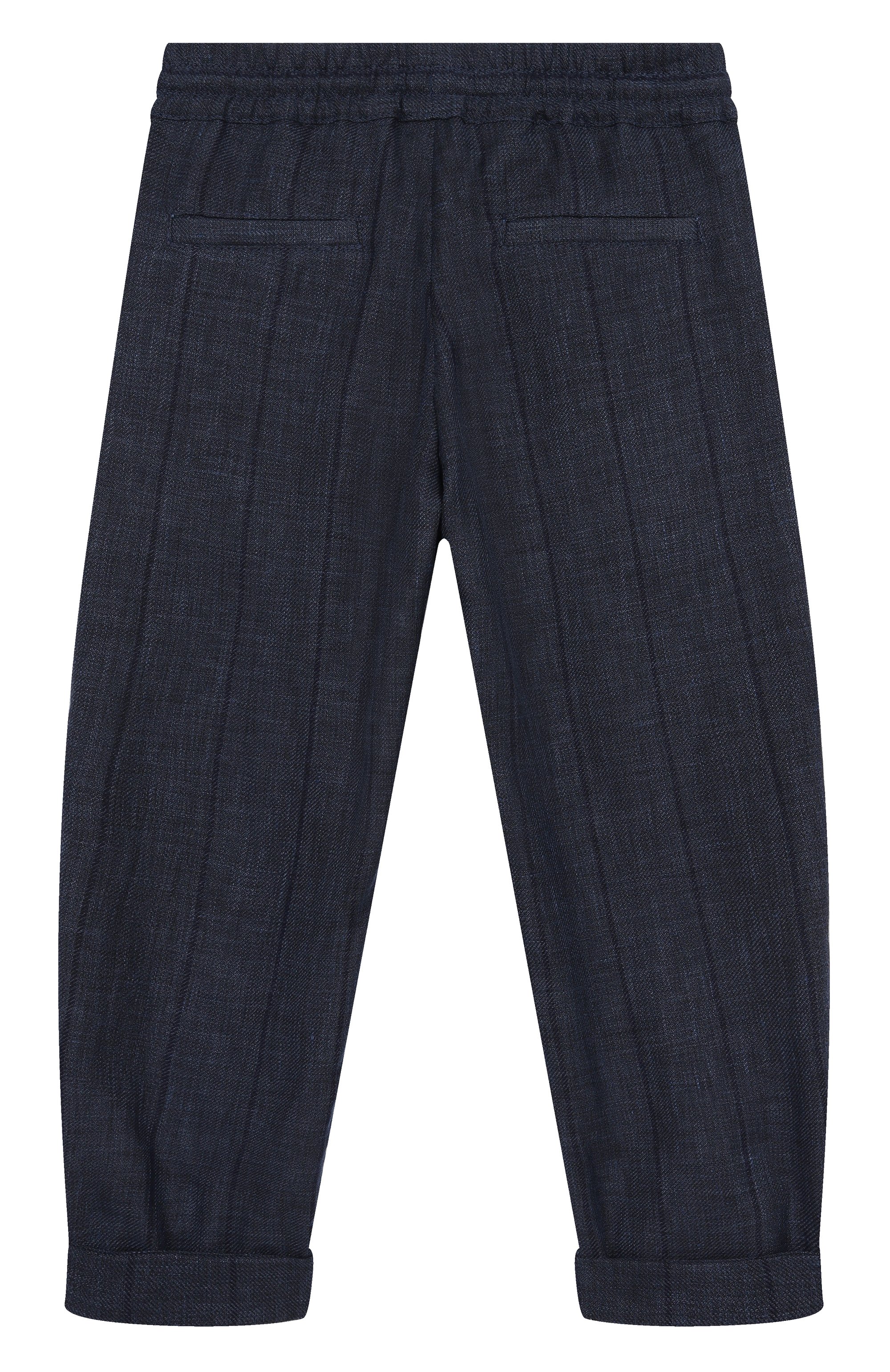 Брюки из шерсти и льна BRUNELLO CUCINELLI, арт. BR484P503A, фото 2