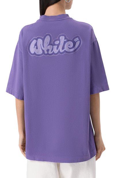 Хлопковая футболка OFF-WHITE, арт. 0WAA134S25JER0033749, фото 4