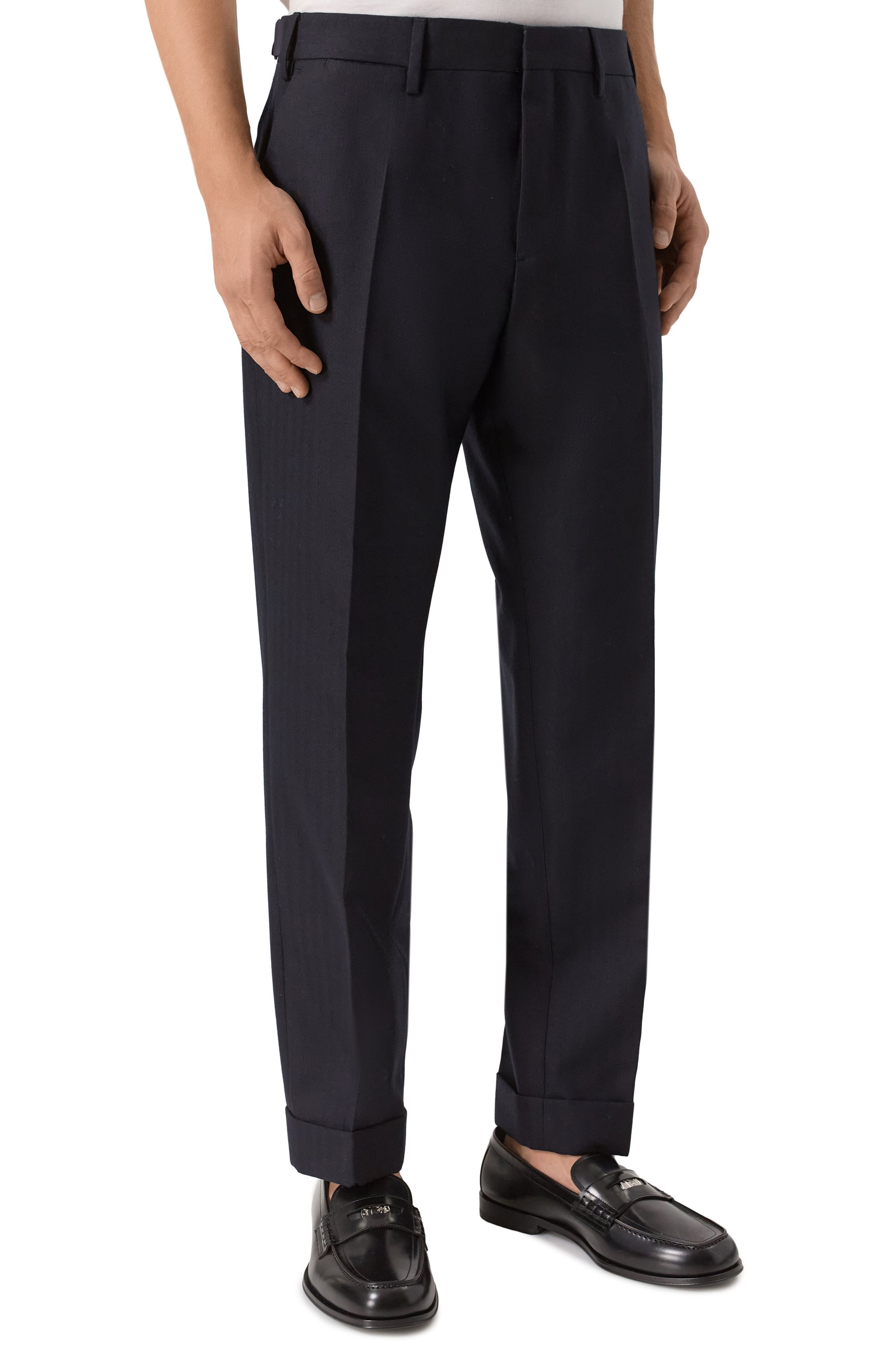 Шерстяные брюки DRIES VAN NOTEN, арт. 020904-2193-509, фото 3