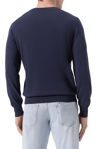 Хлопковый джемпер BRUNELLO CUCINELLI, арт. M29805800P, фото 4