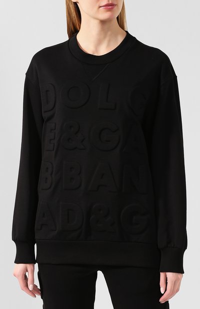 Хлопковый свитшот DOLCE & GABBANA, арт. F9G77T/FU7DU, фото 3