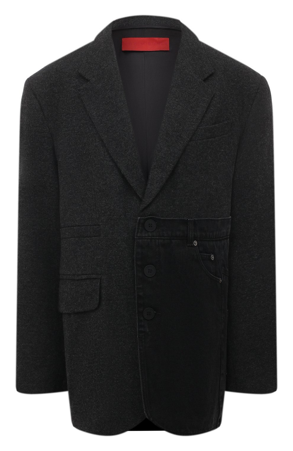 Хлопковый жакет RED SEPTEMBER темно-серого цвета по цене 49000 руб., арт. 924.01.54.02, фото 1 Хлопковый жакет RED SEPTEMBER, арт. 924.01.54.02, фото 1