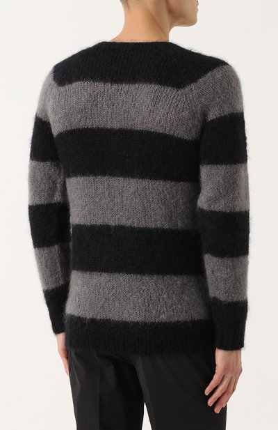 Шерстяной свитер в контрастную полоску OFFICINE GENERALE, арт. W17MKNT070, фото 4