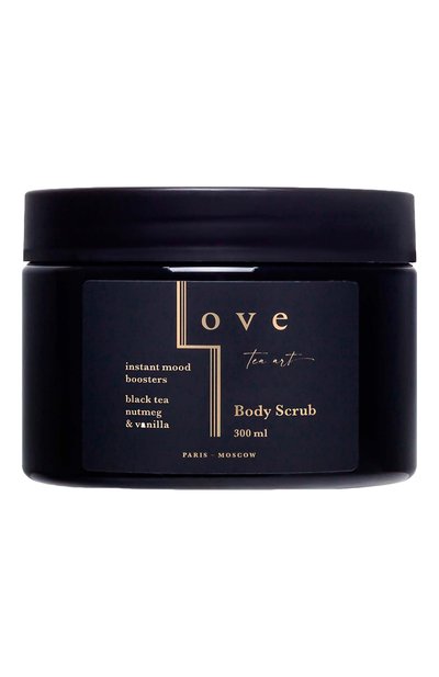 Скраб для тела и рук черный чай, мускатный орех и ваниль (300g) LOVE TEA ART, арт. 4603805891017, фото 1