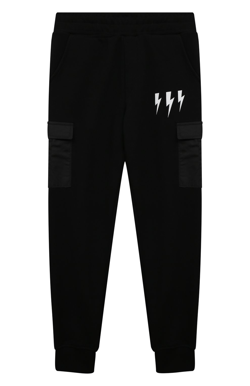 Хлопковые джоггеры NEIL BARRETT KIDS, арт. 032295, фото 1