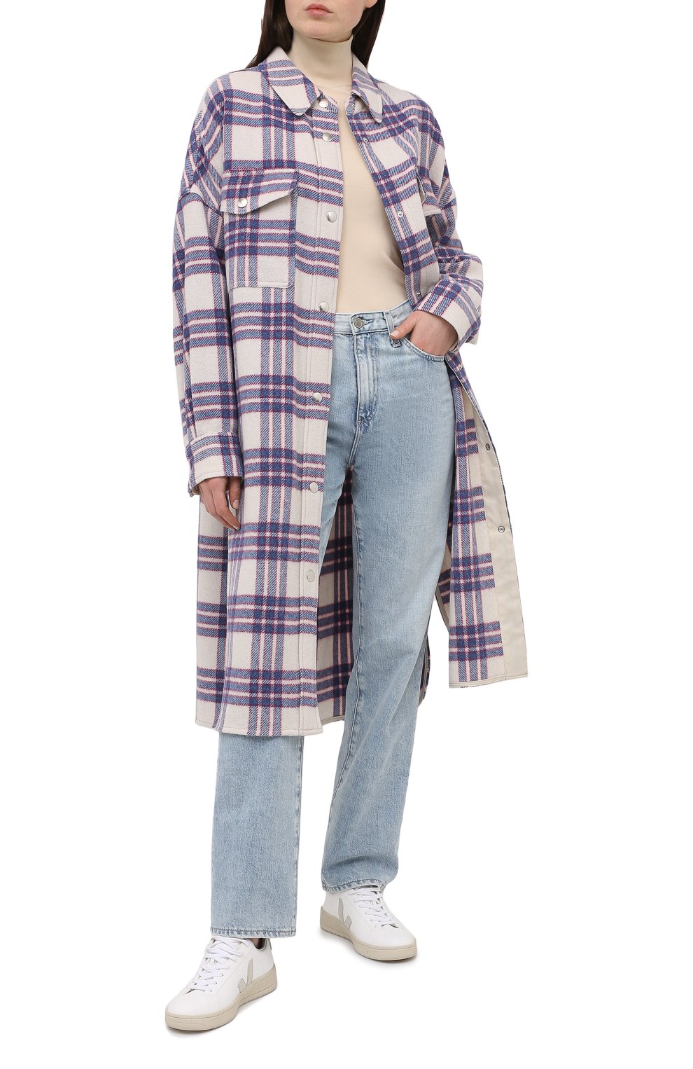 Шерстяное пальто ISABEL MARANT ETOILE, арт. MA0902-21P064E/F0NTIA, фото 2