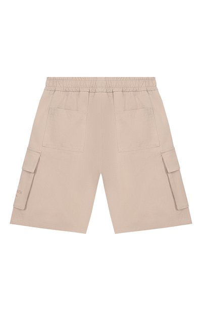 Хлопковые шорты-карго DOLCE & GABBANA бежевого цвета по цене 47800 руб., арт. L44Q01/FU63D_001, фото 2 Хлопковые шорты-карго DOLCE & GABBANA, арт. L44Q01/FU63D_001, фото 2