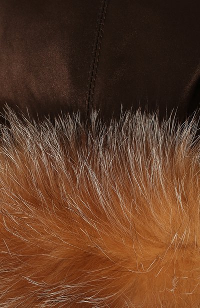 Шапка-ушанка с мехом лисы VICTORIA KUSENKOVA, арт. 330905603159, фото 3