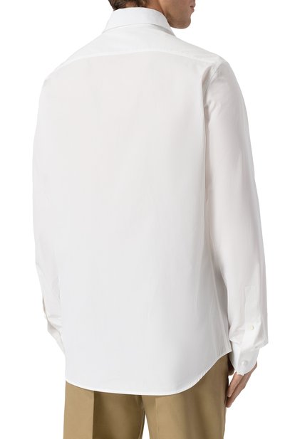 Хлопковая рубашка BALMAIN, арт. FH1HS480/CE48, фото 4