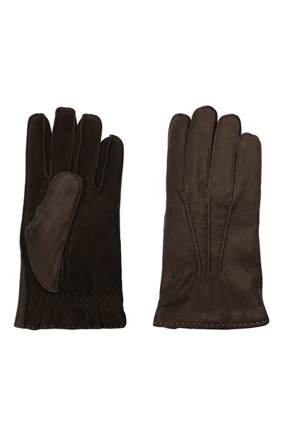 Кожаные перчатки MOORER, арт. GUANT0-VEN-DER/M0UGU100005-TEPA379, фото 2