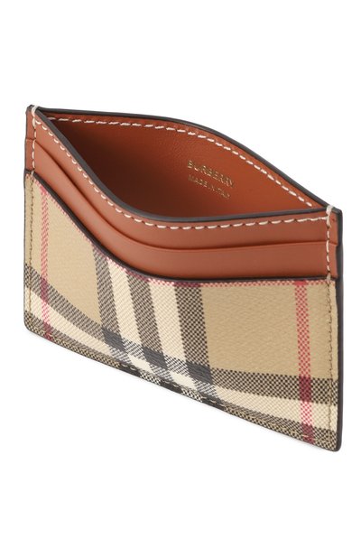 Футляр для кредитных карт BURBERRY бежевого цвета по цене 28100 руб., арт. 8094426, фото 3 Футляр для кредитных карт BURBERRY, арт. 8094426, фото 3