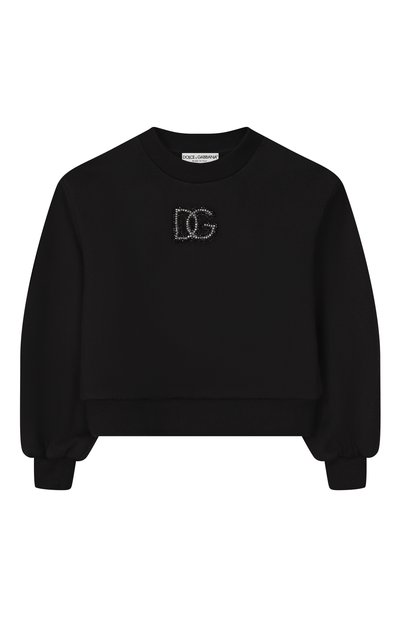Хлопковый свитшот DOLCE & GABBANA, арт. L5JWCU/G7PUA_001