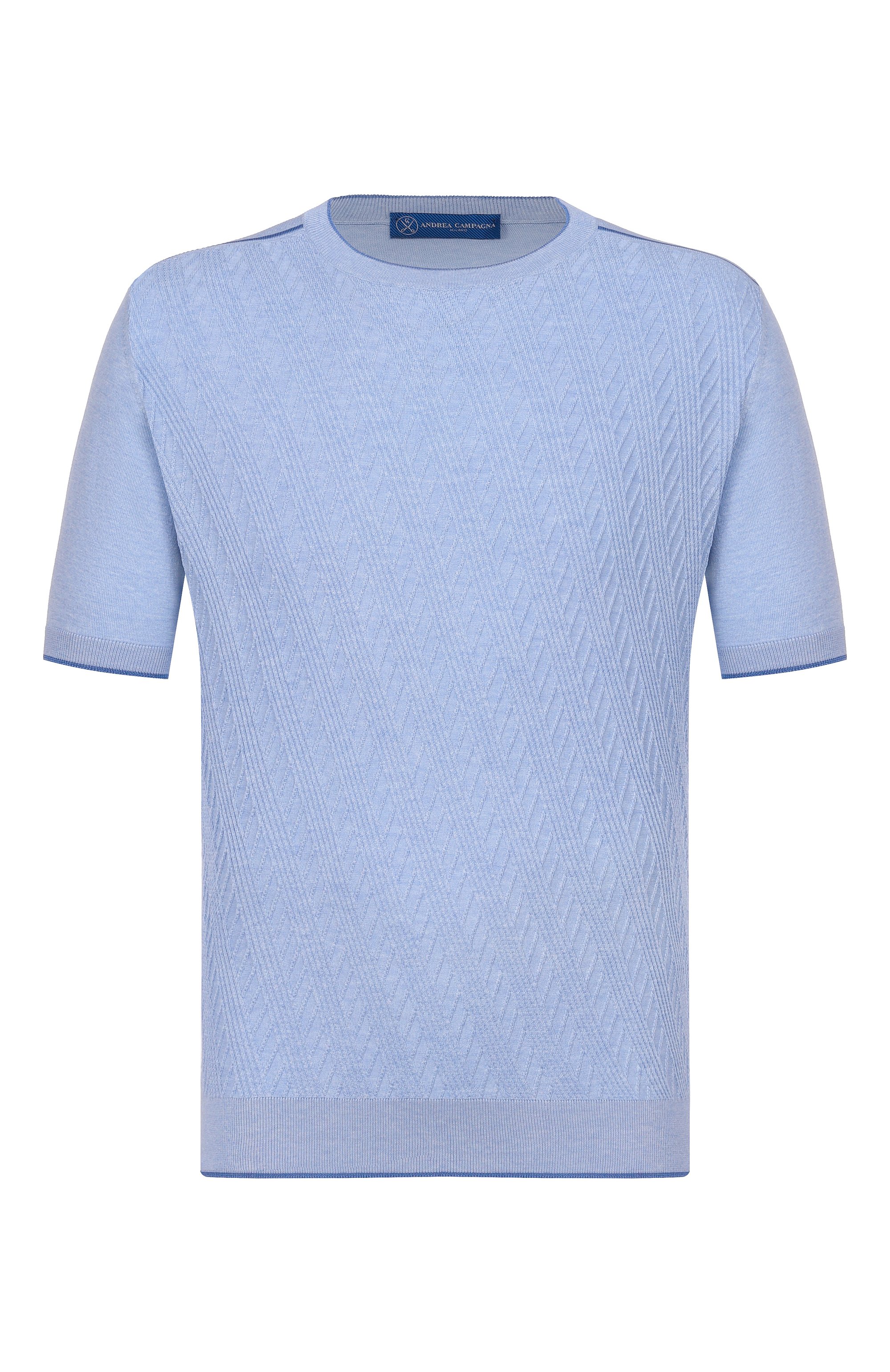 Джемпер из хлопка и шелка ANDREA CAMPAGNA, арт. SU26ST200-00/FST262, фото 1