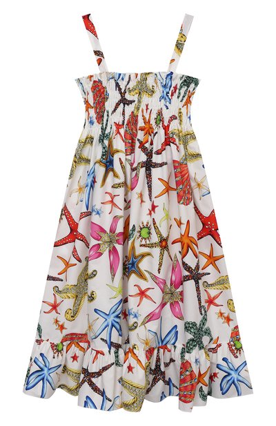 Хлопковый сарафан VERSACE, арт. 1000186/1A00410/4A-6A, фото 2