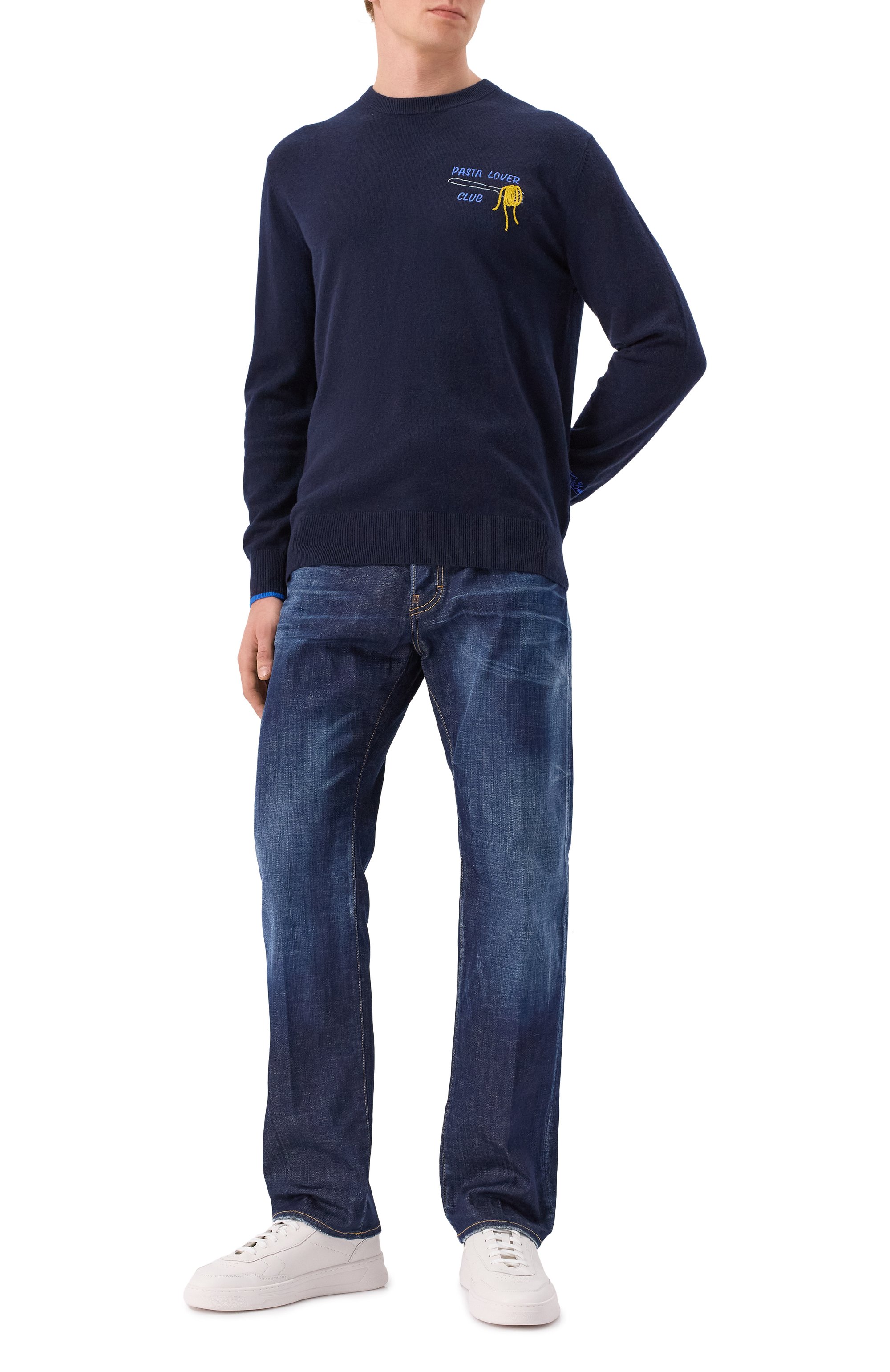 Джемпер из шерсти и вискозы MC2 SAINT BARTH, арт. STBM HER0N LIGHT/HER0005/DNDS17, фото 2