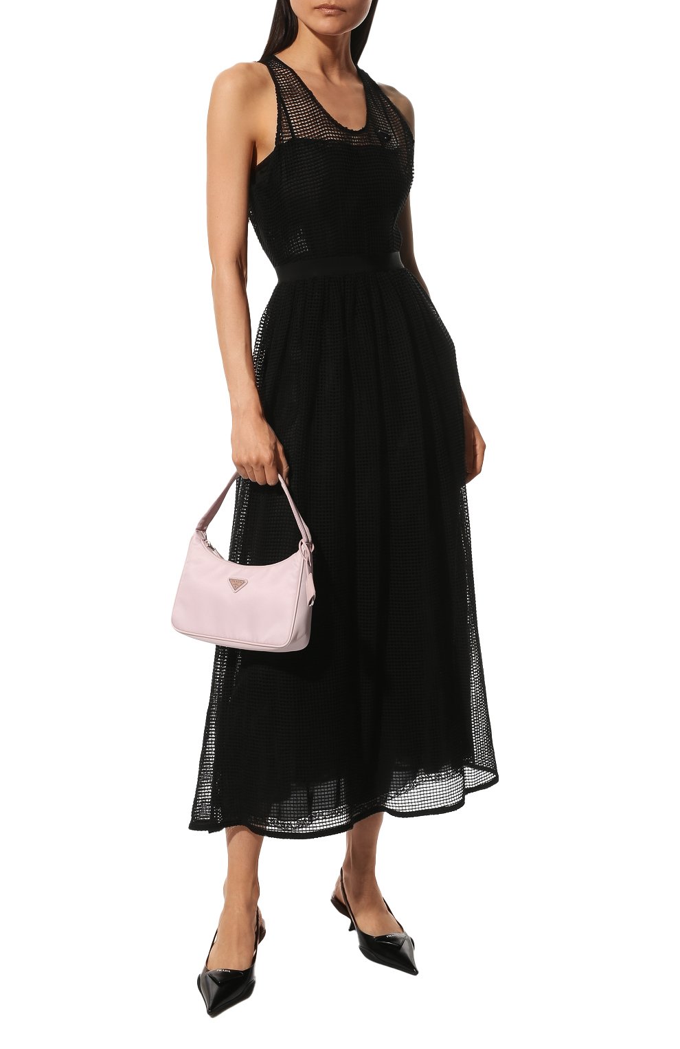 Сумка prada re-edition 2000 PRADA розового цвета по цене 92000 руб., арт. 1NE515-RDH0-F0E18, фото 7 Сумка prada re-edition 2000 PRADA, арт. 1NE515-RDH0-F0E18, фото 7