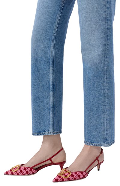 Текстильные туфли vlogo signature 40 VALENTINO, арт. 8W0S0Q70/JZU, фото 2