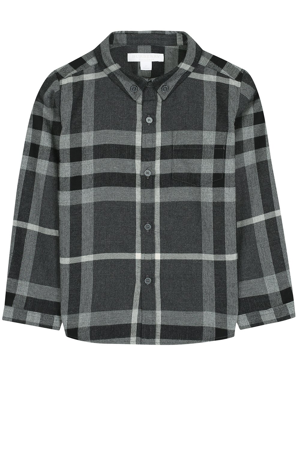 Хлопковая рубашка в клетку BURBERRY, арт. 4061109, фото 1