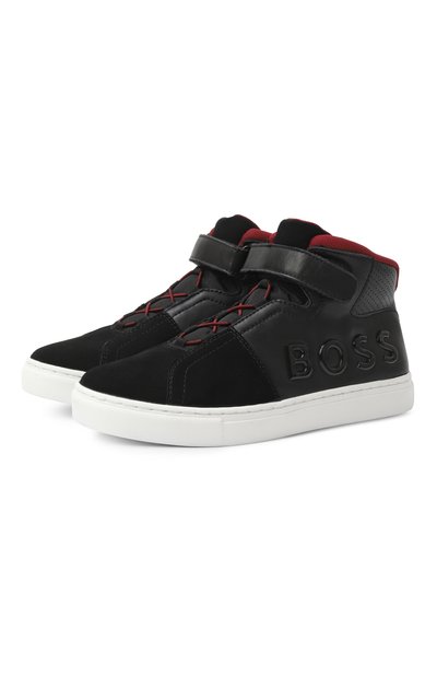 Кожаные кеды BOSS, арт. J51317/36-41