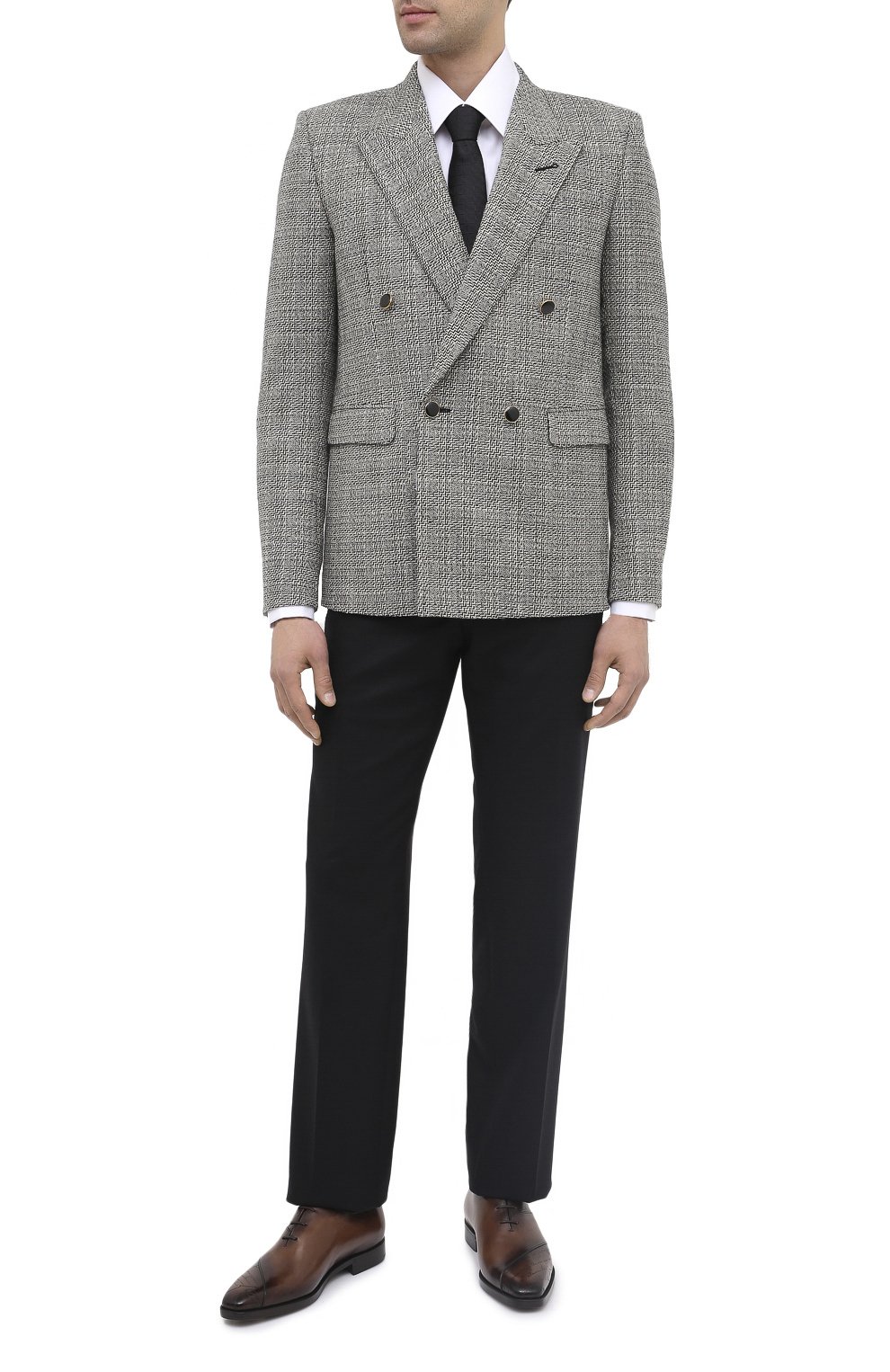 Шерстяной пиджак SAINT LAURENT, арт. 630750/Y1B10, фото 3