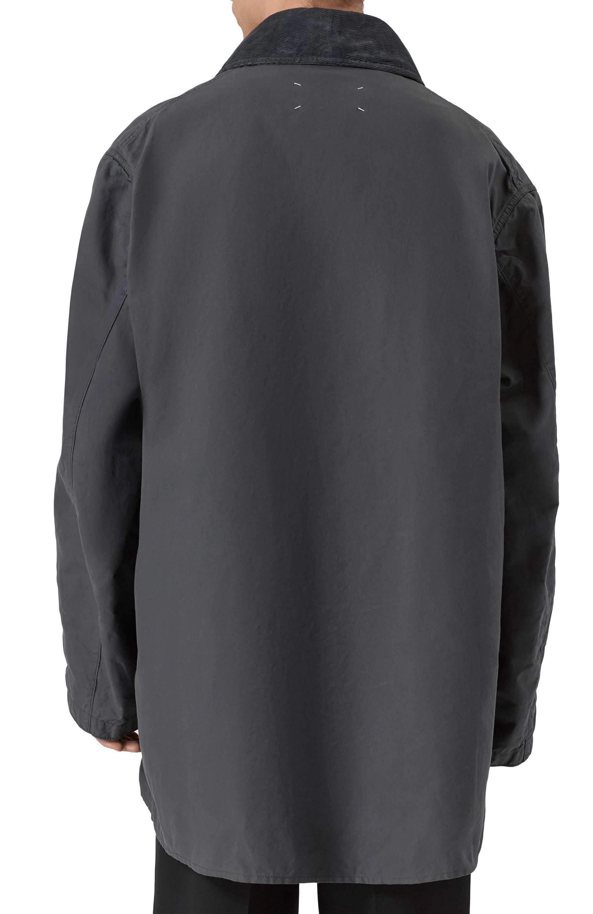 Хлопковая куртка MAISON MARGIELA темно-серого цвета по цене 323000 руб., арт. S50AM0633/M35282, фото 4 Хлопковая куртка MAISON MARGIELA, арт. S50AM0633/M35282, фото 4