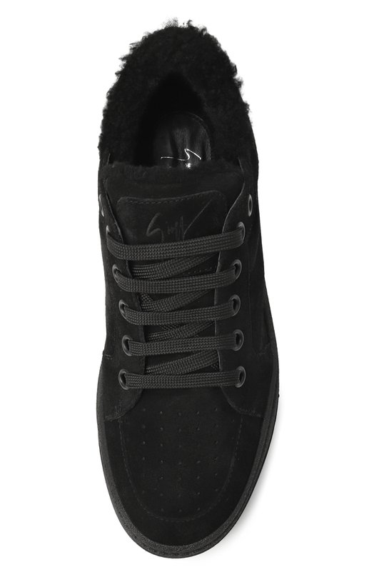 Замшевые кеды Gz94 Giuseppe Zanotti Design RW50000 Чёрный  RW50000 Фото 6