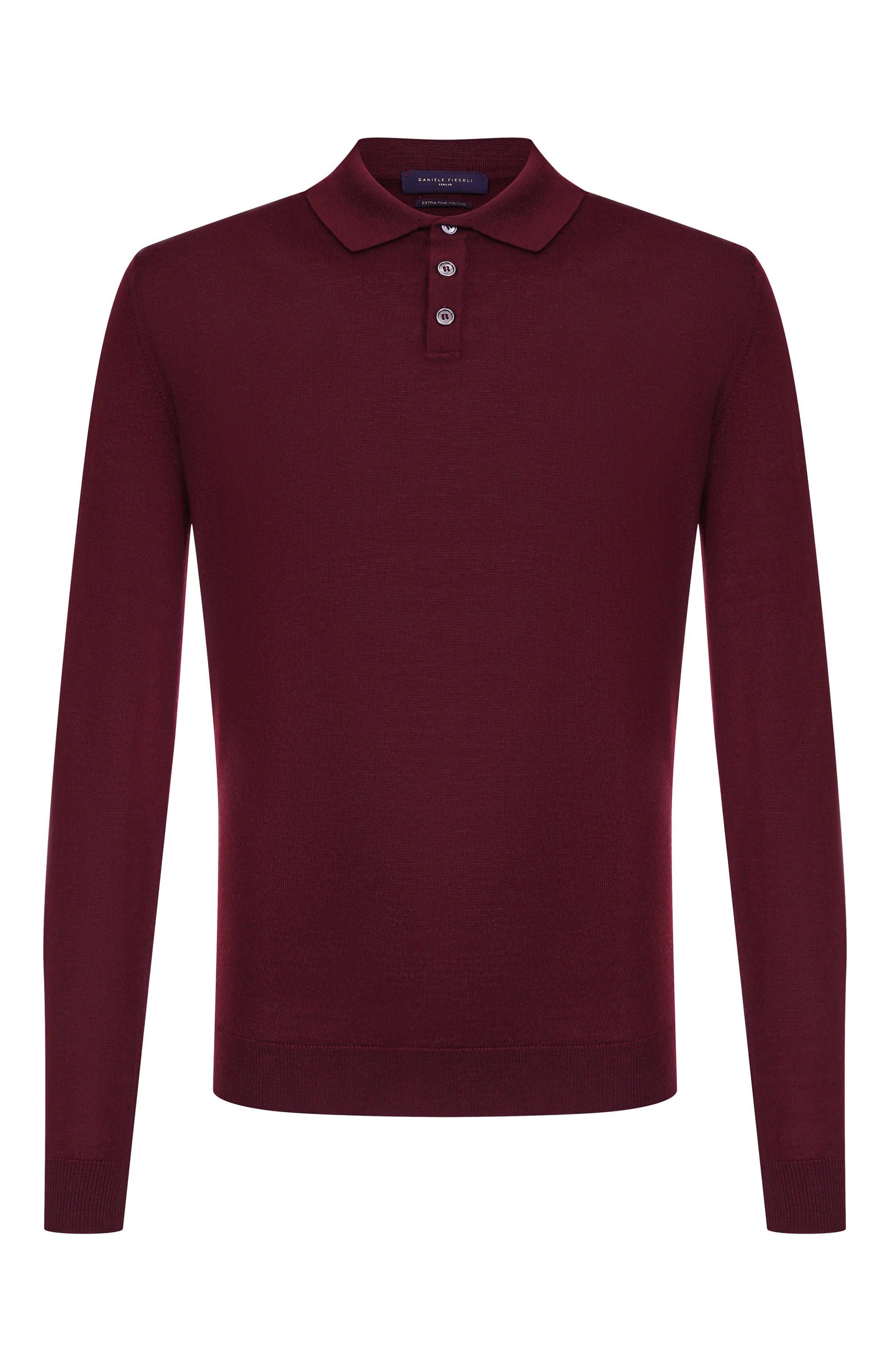 Шерстяное поло DANIELE FIESOLI бордового цвета по цене 22000 руб., арт. DF 0026, фото 1 Шерстяное поло DANIELE FIESOLI, арт. DF 0026, фото 1