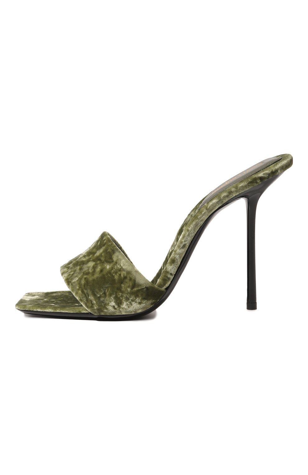 Текстильные мюли lucky SAINT LAURENT, арт. 711172/AAAPM3101, фото 4