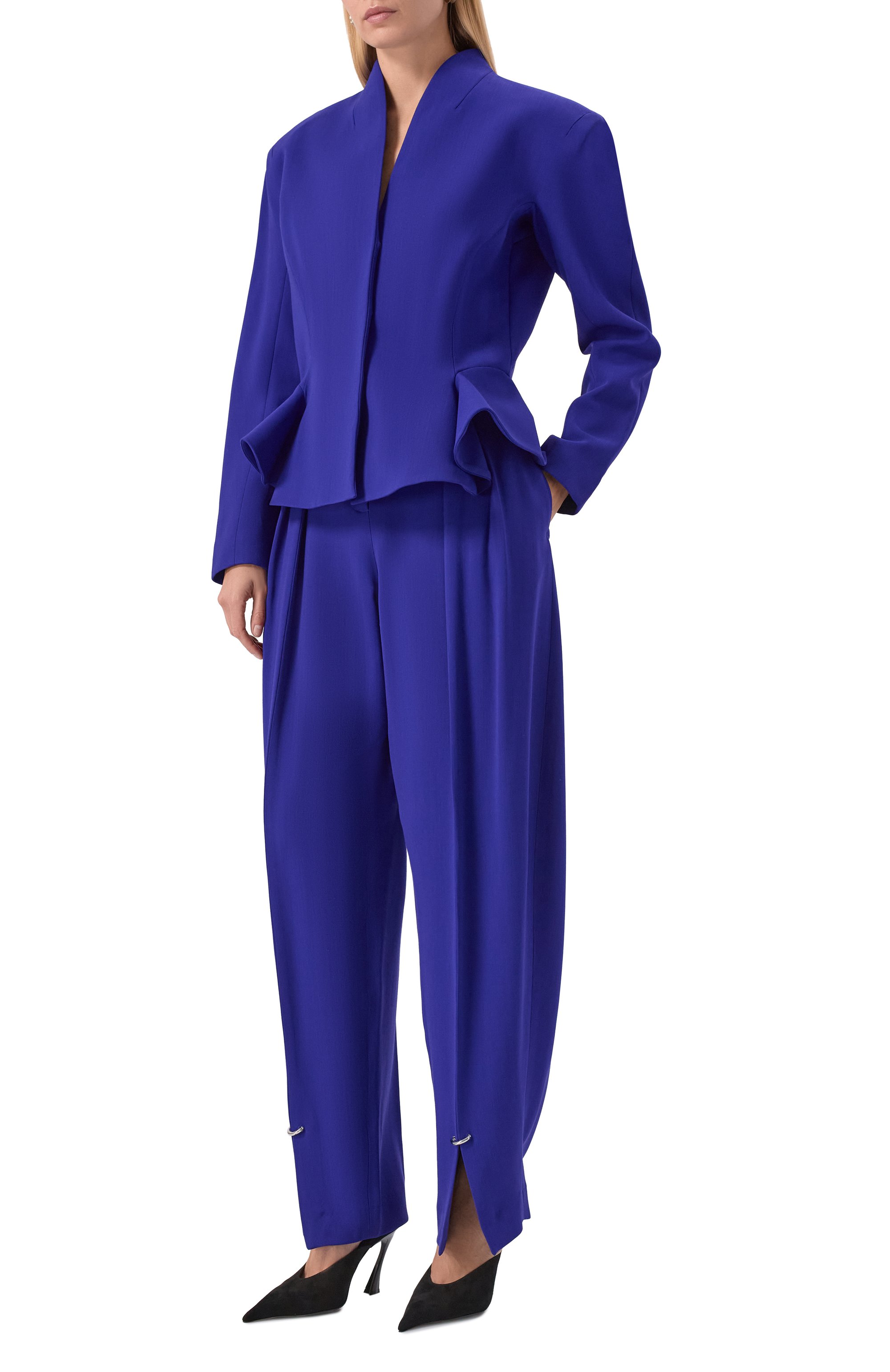 Брюки из вискозы и шерсти MUGLER, арт. 25F1PA0448196, фото 2