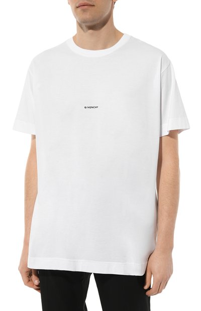 Хлопковая футболка GIVENCHY, арт. BM716N/3YBK, фото 3