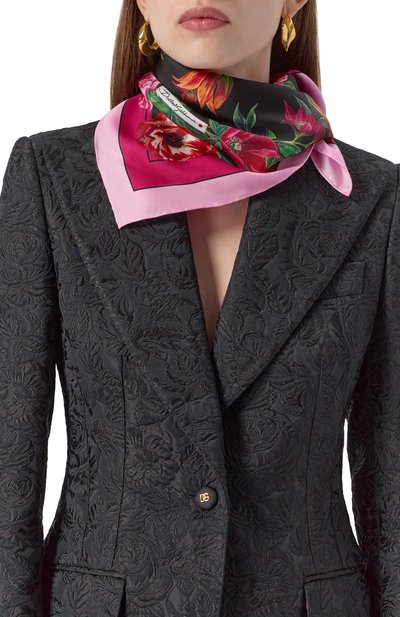 Шелковый платок DOLCE & GABBANA, арт. FN093R/GDC7A, фото 3
