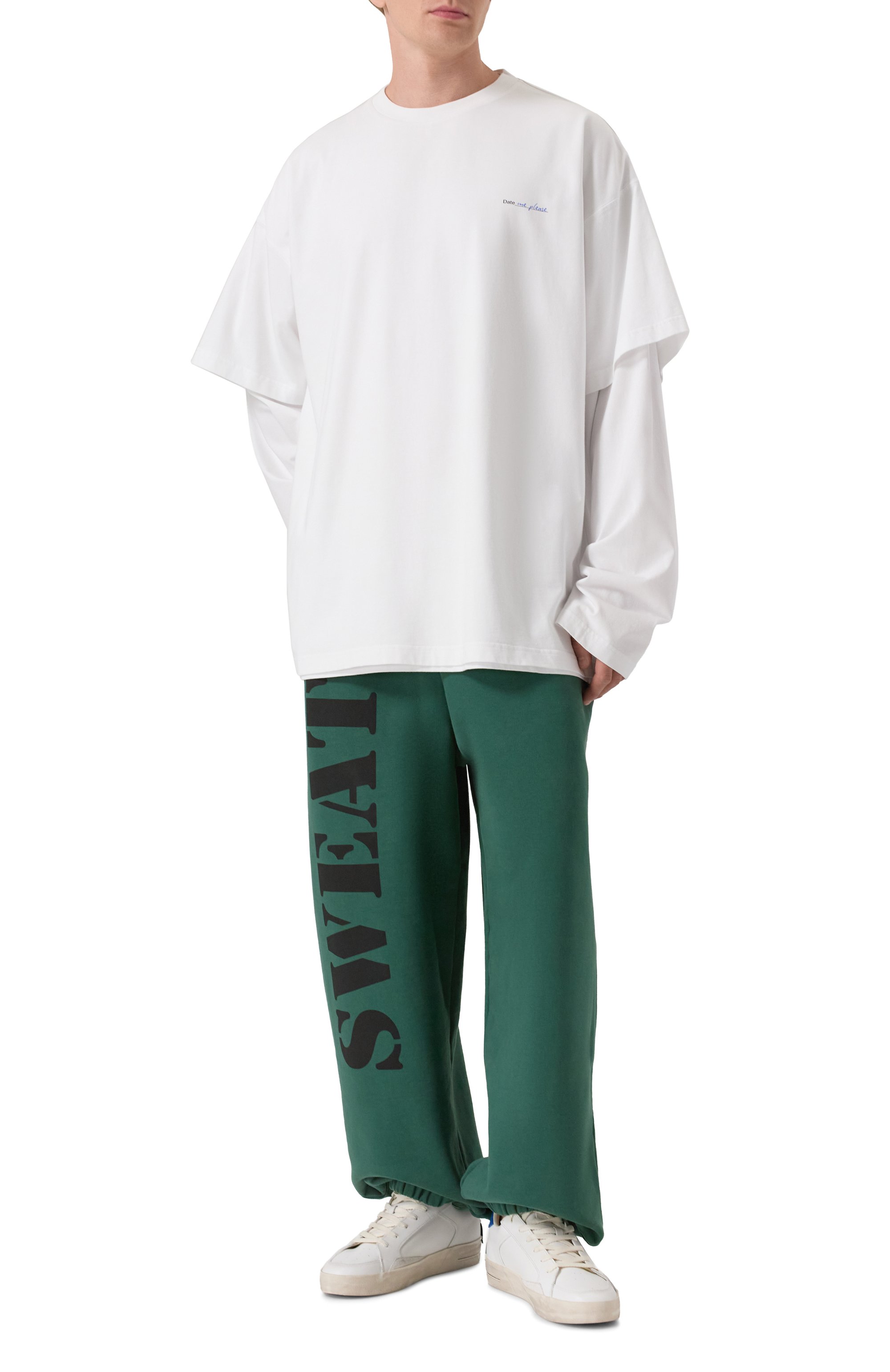 Хлопковый лонгслив VETEMENTS, арт. UA65LS220W/LIGHT JERSEY, фото 2