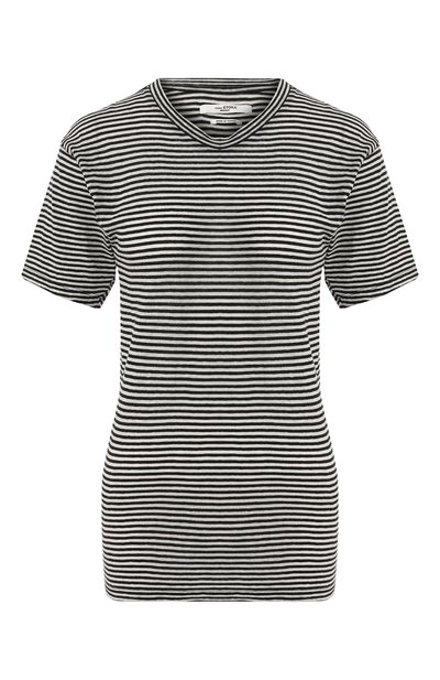 Женская футболка из смеси хлопка и льна ISABEL MARANT ETOILE, арт. TS0334-00M006E/ANDREIA