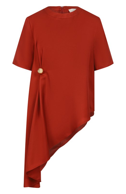 Шелковый топ Loulou de Saison MADEA Красный MADEA